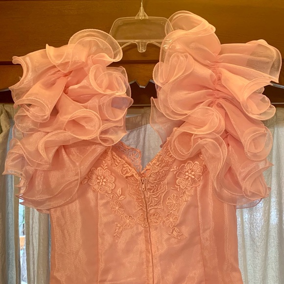 Vintage Pink Barbie Princess Formal Dress - Picture 3 of 10